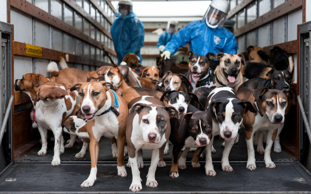 175 Dogs Rescue from Hoarder in Slidell Louisiana