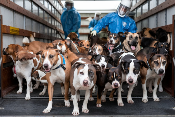 175 Dogs Rescue from Hoarder in Slidell Louisiana