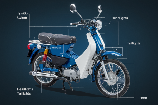 2008 Model B 08 Keeway-Fact Moped Wire Diagram