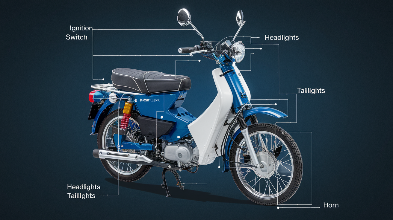 2008 Model B 08 Keeway-Fact Moped Wire Diagram